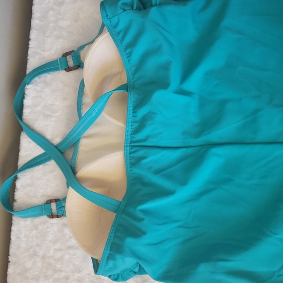 Lands' End Women's Swimsuit Top Only Size 18 Long - Picture 6 of 8